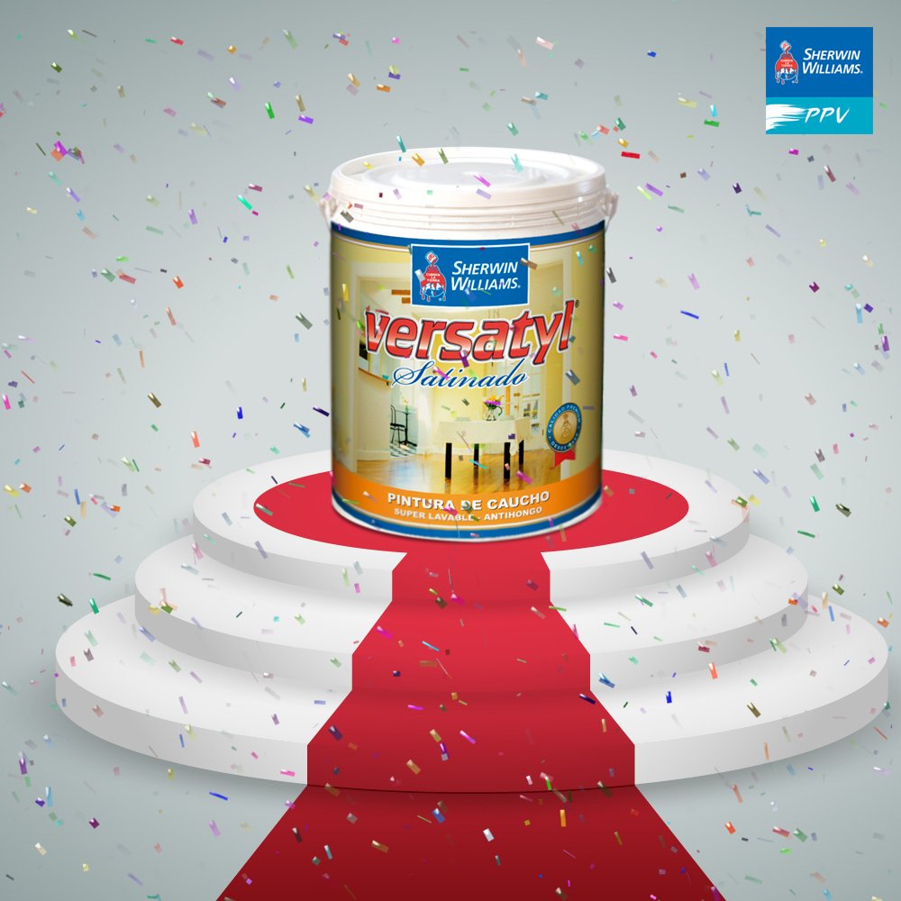 PinturaPura's tweet image. Versatyl Satinado tiene una nueva presentación en su versión de galón y ya está disponible en todas las ferreterías del país.