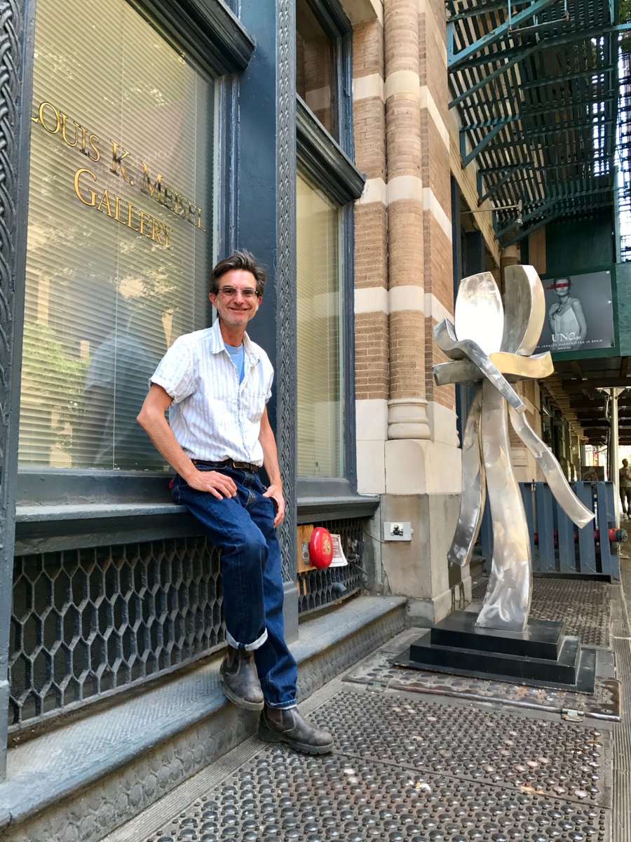 MeiselGallery's tweet image. This is the kind of milestone that makes us smile from ear to ear -- Mark has been at Louis K. Meisel Gallery for 25 YEARS! #anniversary #25
