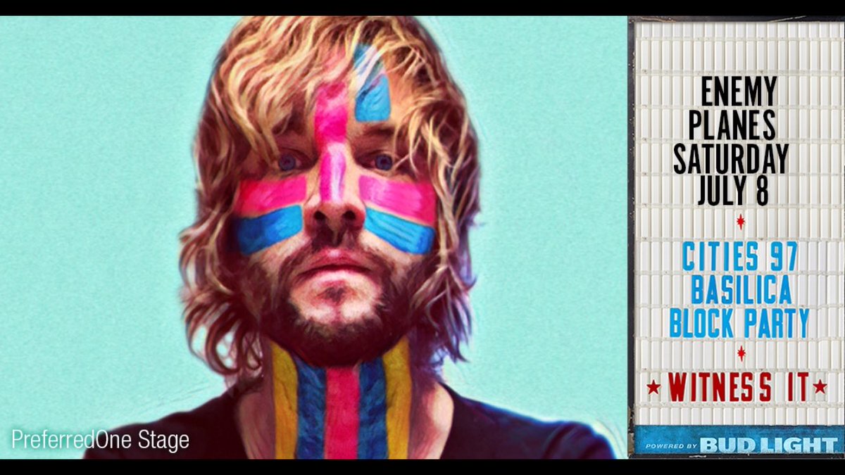 SPTonthe123's tweet image. #BasilicaBP
@basilicablockparty
#WitnessIt
@enemyplanes 
#yesplease
#seeyousoon @cities97radio @iHeartRadio #enemyplanes #slayfest