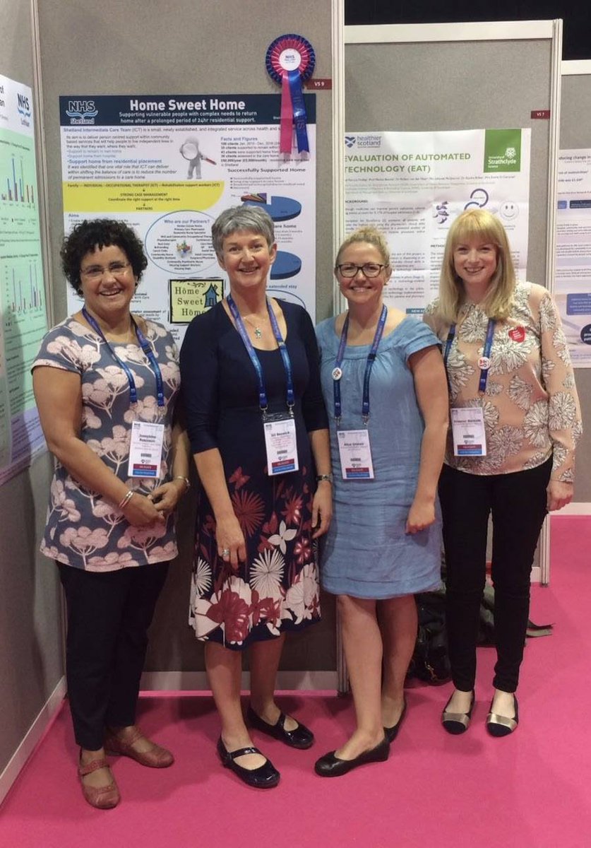 HealthyShetland's tweet photo. Celelbrating @NHS_Shetland success at NHS Scotland event in Glasgow - well done to everyone involved on their super projects! https://t.co/sVuyEDMG0m