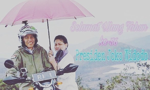 Happy bday Bapak Presidenku Ir.Joko Widodo 