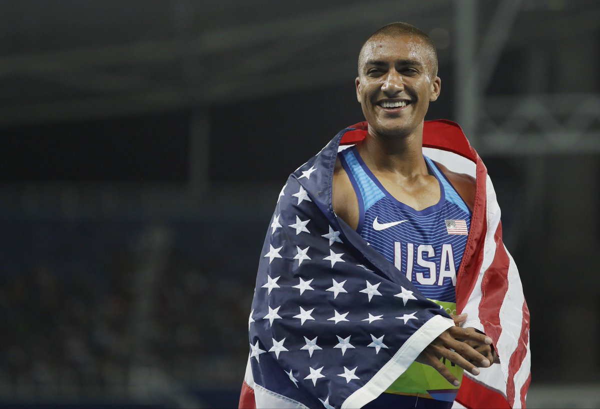 LJWpreps's tweet photo. Olympic gold medalist Ashton Eaton will be the headline speaker at the Junior Olympics next month in Lawrence. https://t.co/zdUr7ZZxyQ https://t.co/uHP5sL7et5