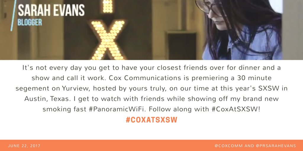 YurViewLV's tweet photo. Check out our coverage of the 30th Anniversary of SxSW tonight at 7pm – and join the conversation with #CoxAtSXSW https://t.co/m4RLc0iY5l
