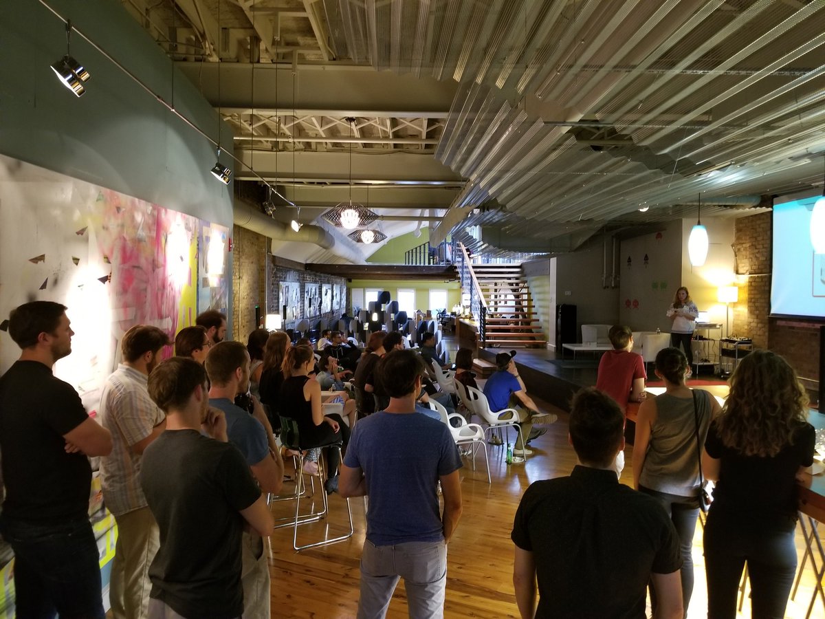 RefreshCHS's tweet photo. Heartfelt thanks to @BlueIon for hosting #RefreshCHS last night, and to our speakers @StudioRia &amp; @andyenglansmith for sharing #design https://t.co/hKDo0DWwEv