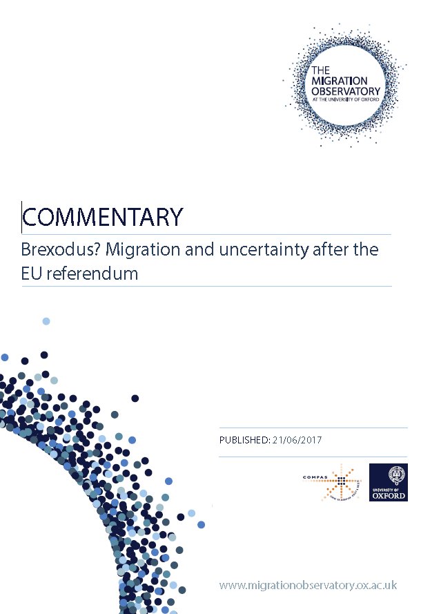 MigrationYorks's tweet image. #Brexodus? Report by @MigObs shows sharp fall in Eastern Europeans applying for NINo in the UK. migrationobservatory.ox.ac.uk/resources/comm…