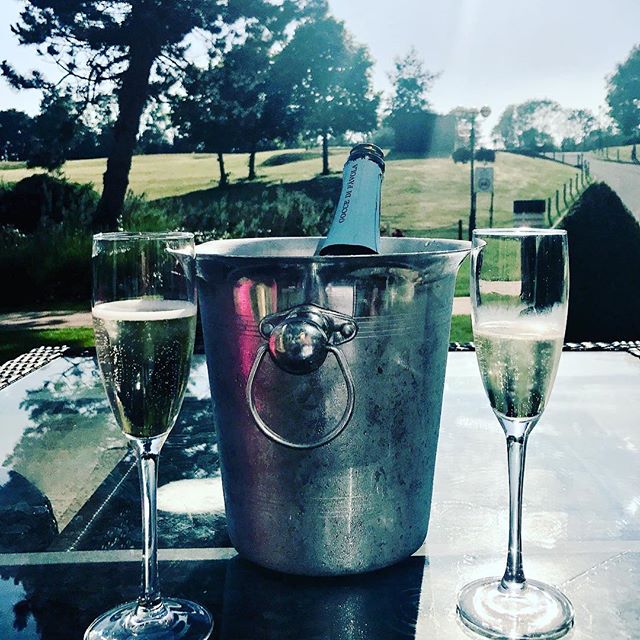TheCelticManor's tweet photo. We are making the most of the #longestday with prosecco on the terrace #MerlinsBar #summer @jampip https://t.co/ijHc8SLBpj