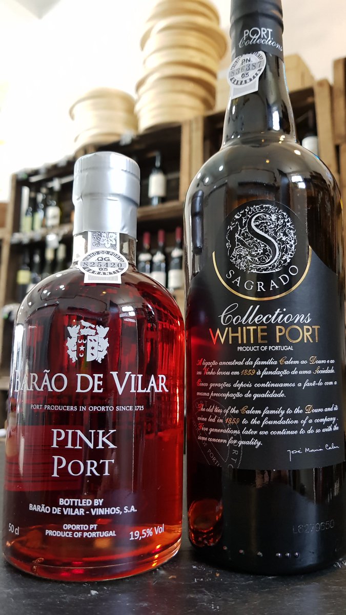 MUttonMishra's tweet photo. We have this tremedous twosome back in: White Port and Rose Port. Both brilliant neat, with tonic or ginger ale #whiteport #roseport https://t.co/k9sP26oMT1