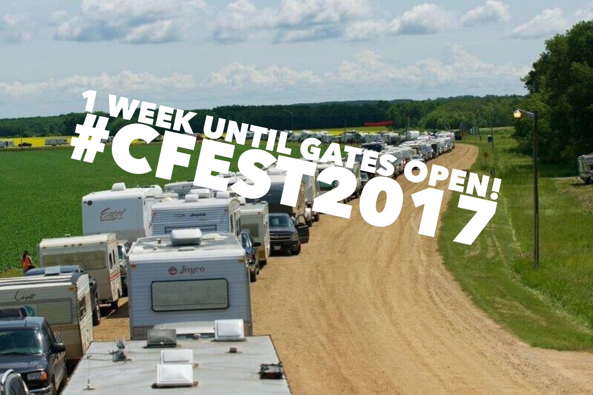 Have you started packing yet? 1 week countdown #cfest2017 #dauphinMB