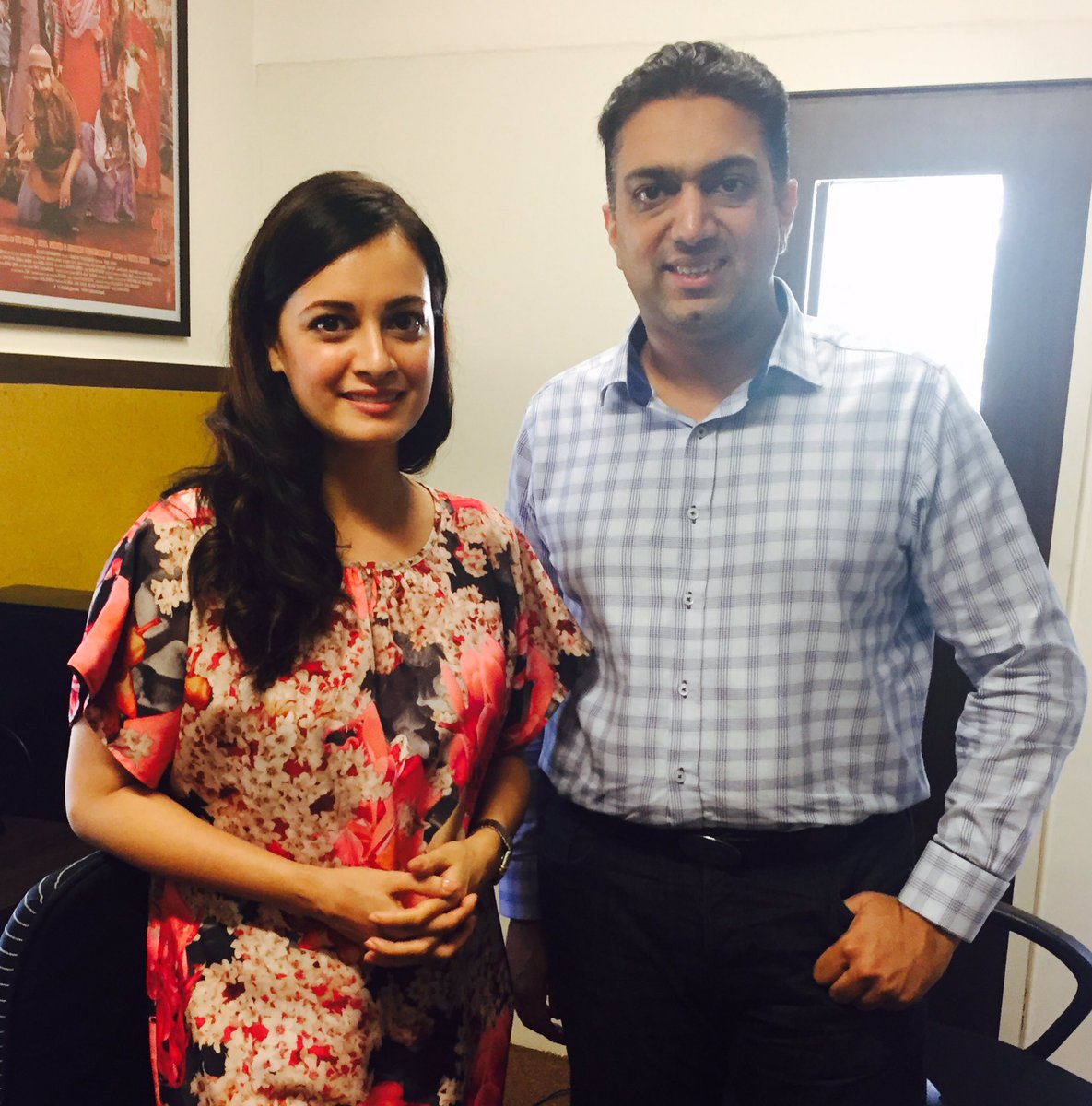 gautamganglani's tweet photo. Delightful pleasure connecting with Dia Mirza in Mumbai #bollywoodactress #speaker #gratitude #happiness #collaboration @rightselection https://t.co/NwzYcOY1si