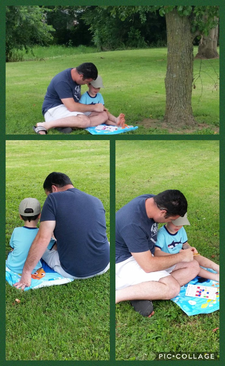 Laura_Smith1230's tweet photo. This kid is getting his summer reading on with daddy's help. #guildready #summerreadingstar https://t.co/EPpoc1rgm4
