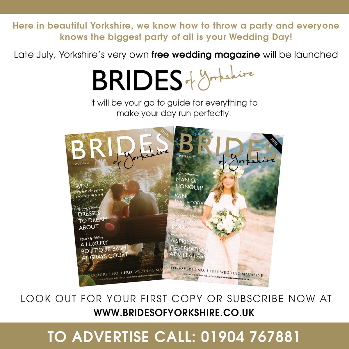 👰🏼Our #magazine will be launched late July; It's not too late to get involved! Give us a call or message 👰🏼 #weddinghour #yorkshire #love