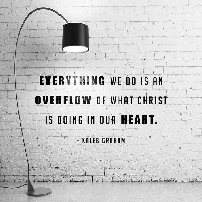 UGbismarck's tweet photo. Everything we do is an overflow of what Christ is doing in our heart! #weareaunitedgeneration https://t.co/CeGW6h6Ous