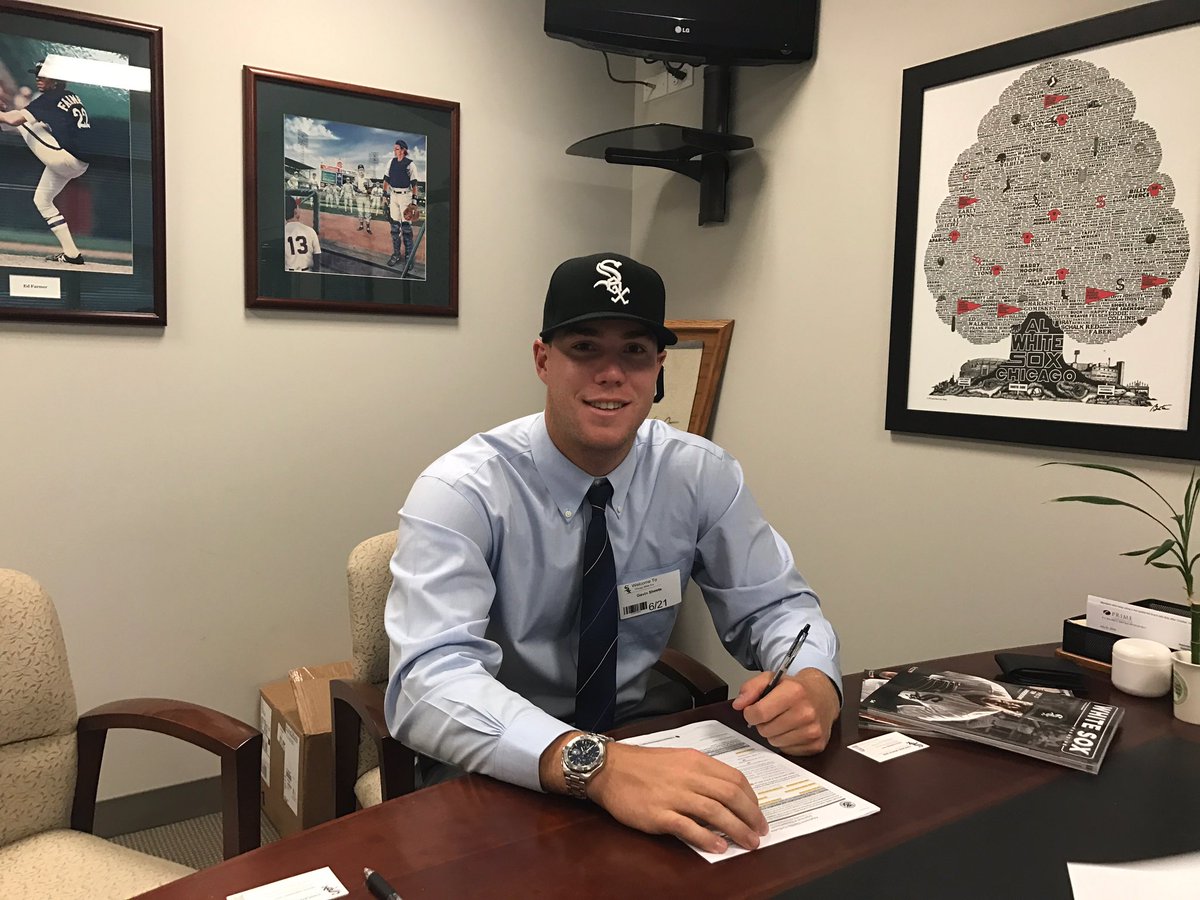WakeBaseball's tweet photo. Congratulations to Gavin Sheets (@cleansheets24) on signing his deal with the @whitesox! Look forward to having him back in NC soon. https://t.co/CSF5Lh3PmV