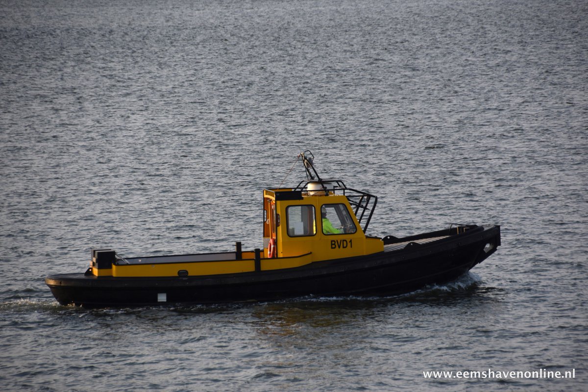 De <a href="/bvd_e/">BVD/E</a> op weg naar de bulkcarrier GL Colmena op deze mooie woensdagavond. eemshavenonline.nl/scheepvaart/bu…