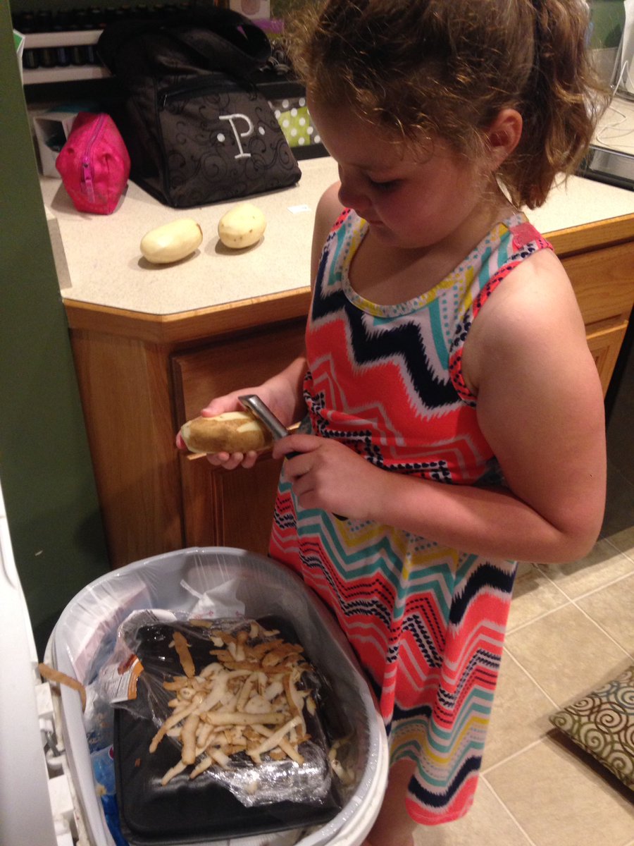 My little kitchen helper.