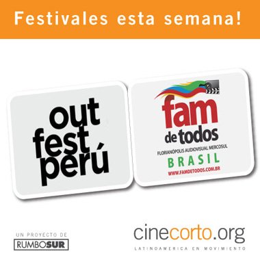 🎉   En #Junio hay más #festivales de #cine en Latinoamérica!  

🇧🇷    #Brasil 20 - 25/06 <a href="/FAMdetodos/">FAM</a> 
🇵🇪    #Perú 19 - 28/06 <a href="/OutfestPeru/">Festival Internacional de Cine LGBT+ OutfestPerú</a>