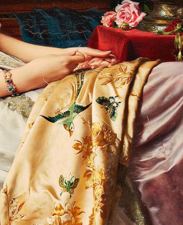 BuArena's tweet image. Cosas con las que nunca, jamás, en mi puta vida (tete), voy a dejar de flipar: los velos en mármol y los tejidos pintados.