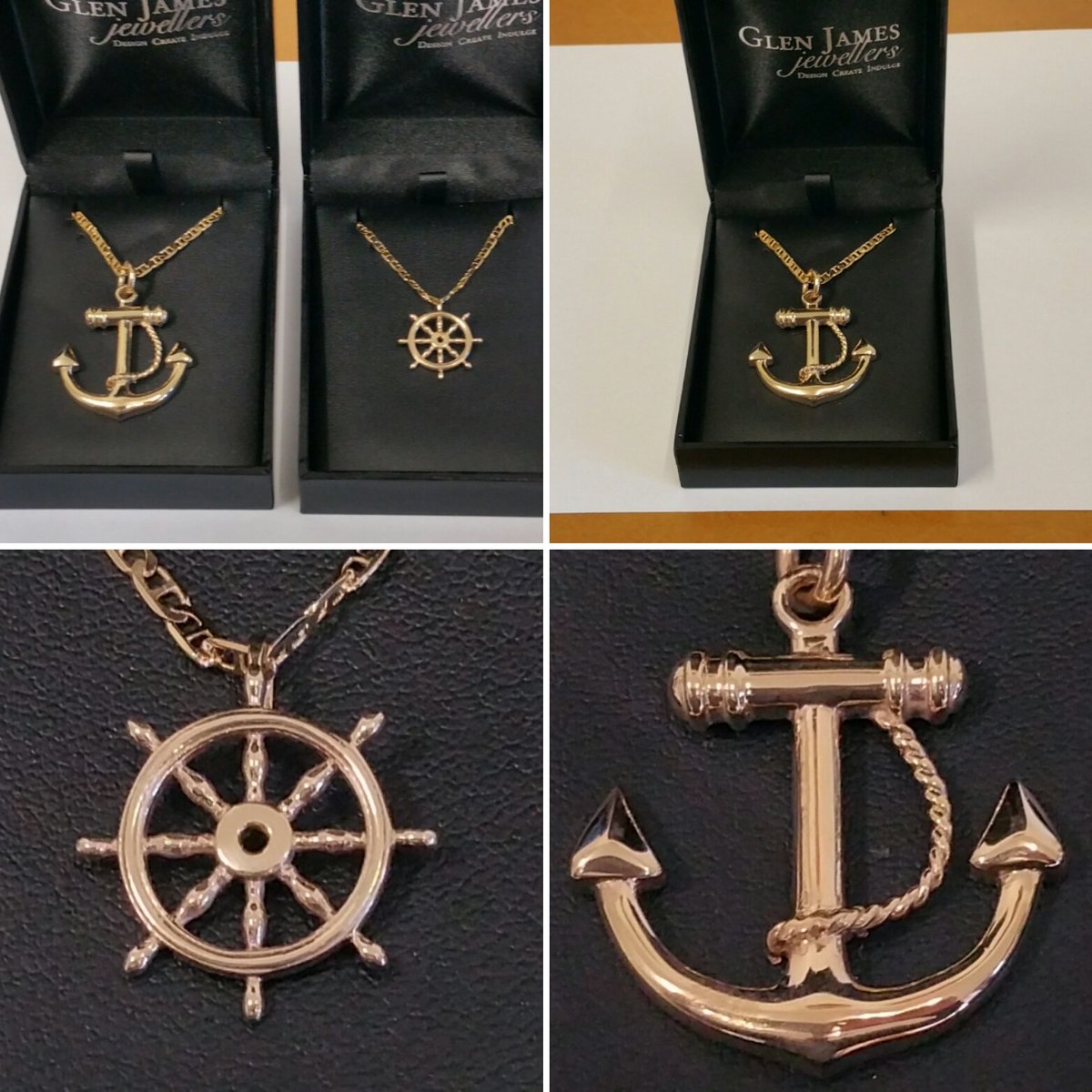 jasonjonesfga's tweet photo. Custom made 9ct anchor and ships wheel . #glenjames.co.nz #jewelleryrepairs #mariners #nz #gold #anchor #ships #bling #glenjamesjewellers https://t.co/959w6AP8Aq