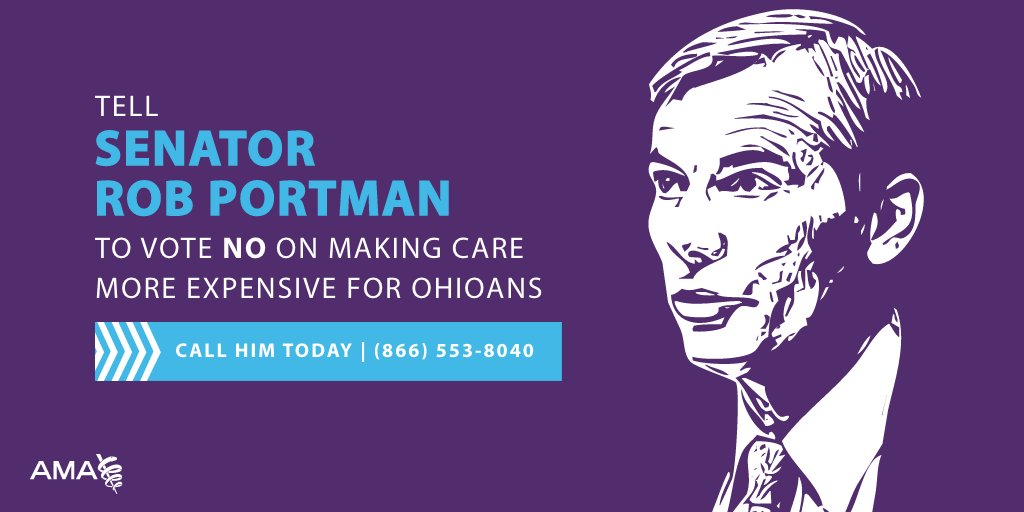 PatientAction's tweet photo. RT if you agree: @robportman don't rush #healthcare reform. Vote #ForOurPatients &amp; put Ohioans first! https://t.co/PEnXE5OTiO