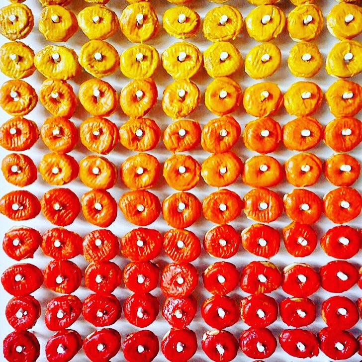KanesDonuts's tweet photo. When Abercrombie and Fitch needed a Donut Wall for their Summer Drop at the Artist for Humanity EpiCenter they knew to call the Best! https://t.co/spJohqN7k9