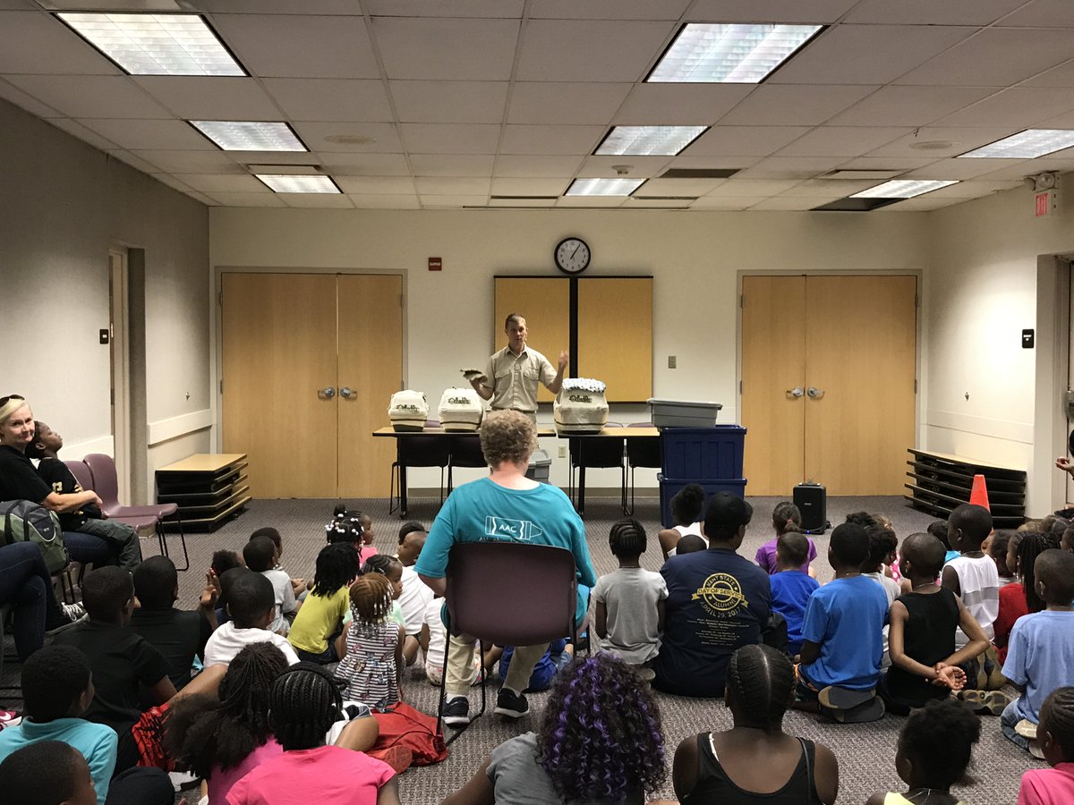 OdomBranch's tweet photo. We had such an awesome time with Outback Ray at Odom Blvd Branch Library! Tomorrow visit him at Portage Lakes Library! #ascpl https://t.co/Tq10NHhdbG