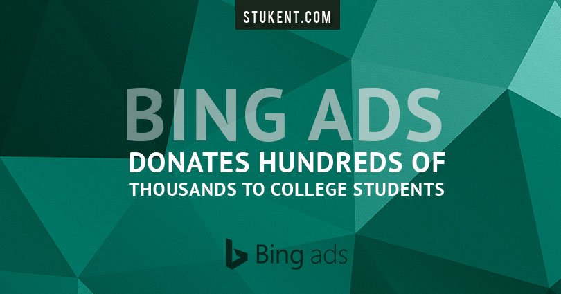 Bing Ads Donates Hundreds of Thousands to College Students
stukent.com/bing-ads-donat…