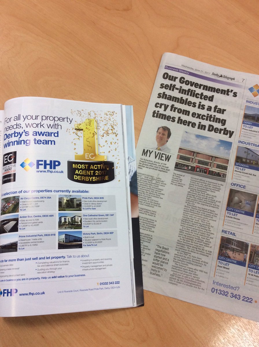 richardsonderby's tweet image. @FHPUK coverage alongside #DPS2017 #derby #property summit well attended and excellently organised as ever by @MarketingDerby