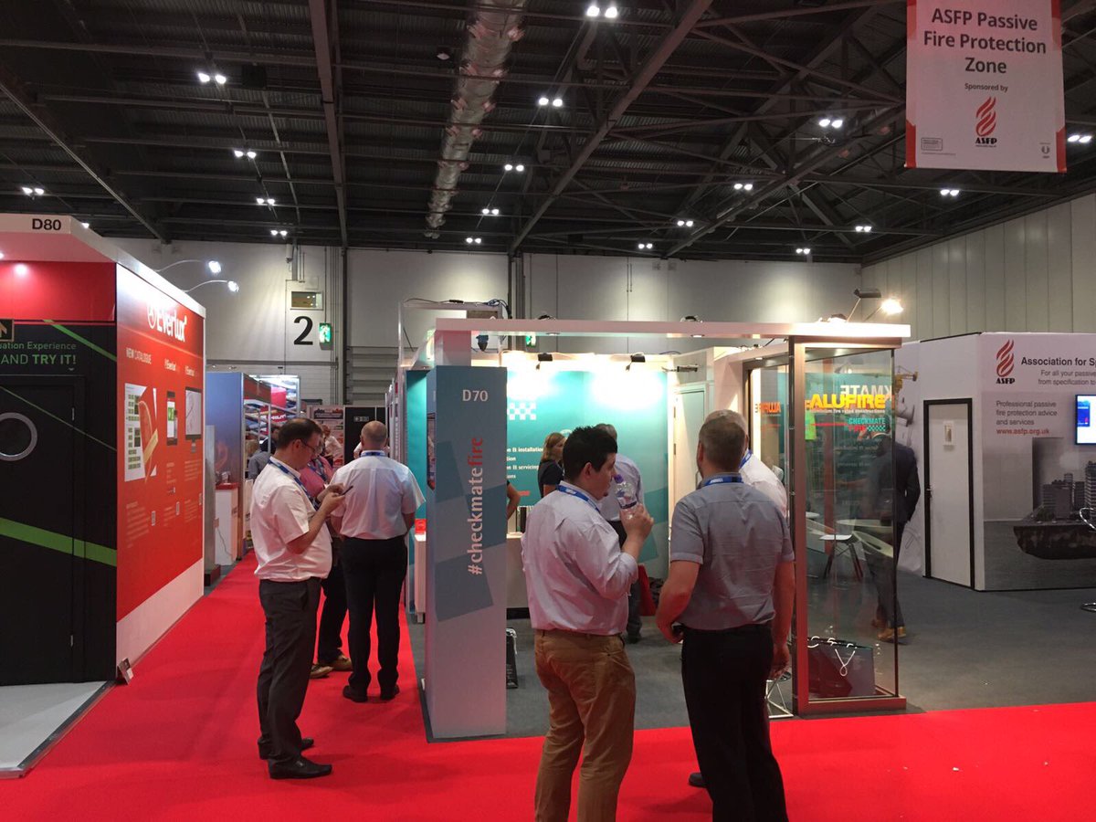 CheckmateFire's tweet photo. End of another fantastic day at #FIREX17 thank you to all who braved the sun and visited #Checkmatefire standD70 #Excellondon by @ASFPUK https://t.co/XlSWMGPUPJ
