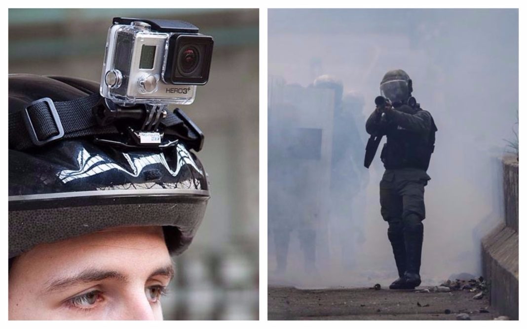 DolarToday's tweet photo. Logró grabar con su GoPro el momento en el que la GNB asesina a manifestante https://t.co/dSMOHxnQx1  https://t.co/MyN2vHwOvW