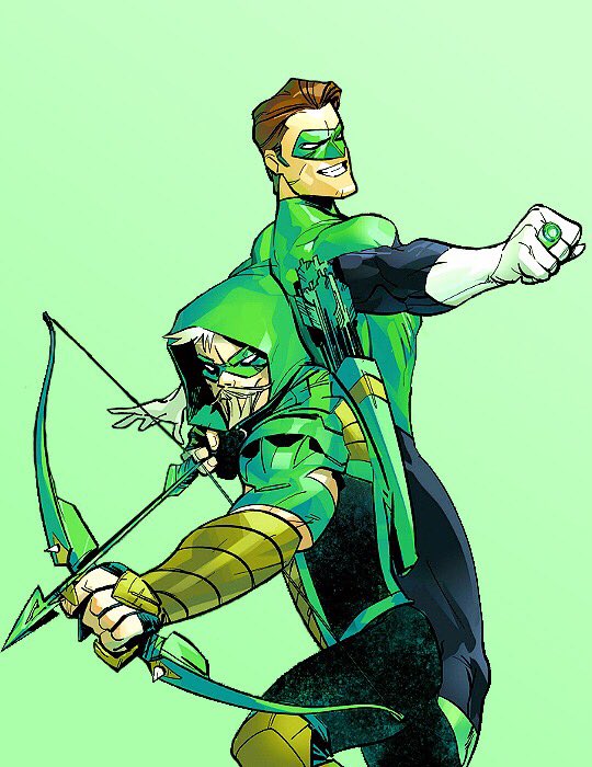 FlashyLightShow's tweet image. "It feels like old times." 

#GreenArrow #GreenLantern