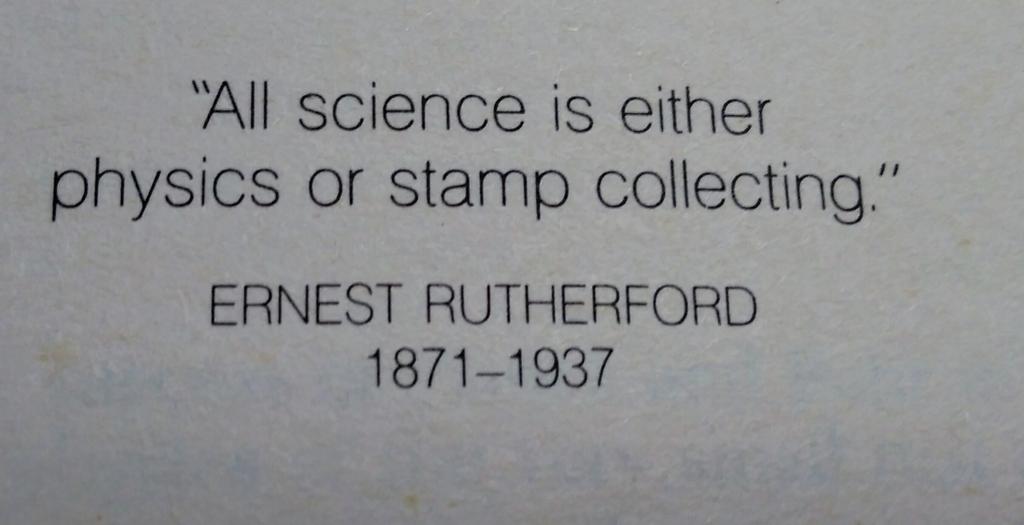 vasu_dhasu's tweet photo. That's a bit too hard on chemistry and biology. Is it? Or really is it stamp collecting? #HumourInScience 😂 https://t.co/p0VSAoPIi9