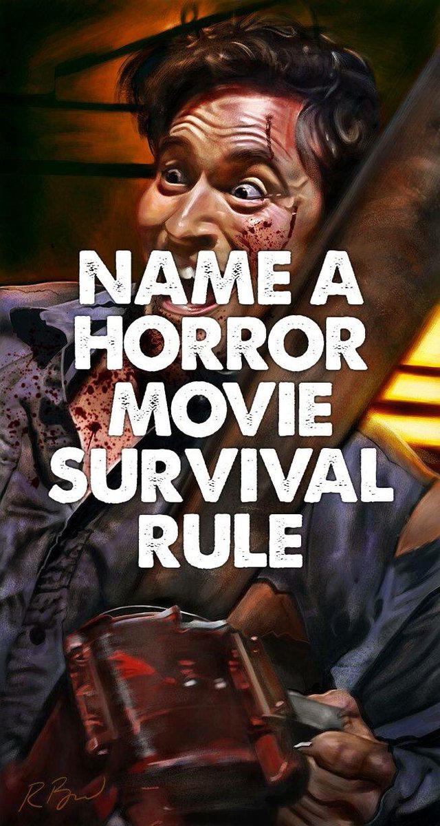 The_Bandit1980's tweet photo. Don't run into the house in the middle of the woods looking for help! @kinky_horror @LolaMurder @tmudder4 @amyyymarie13 @AgeofSmut https://t.co/uYzgnD68ws