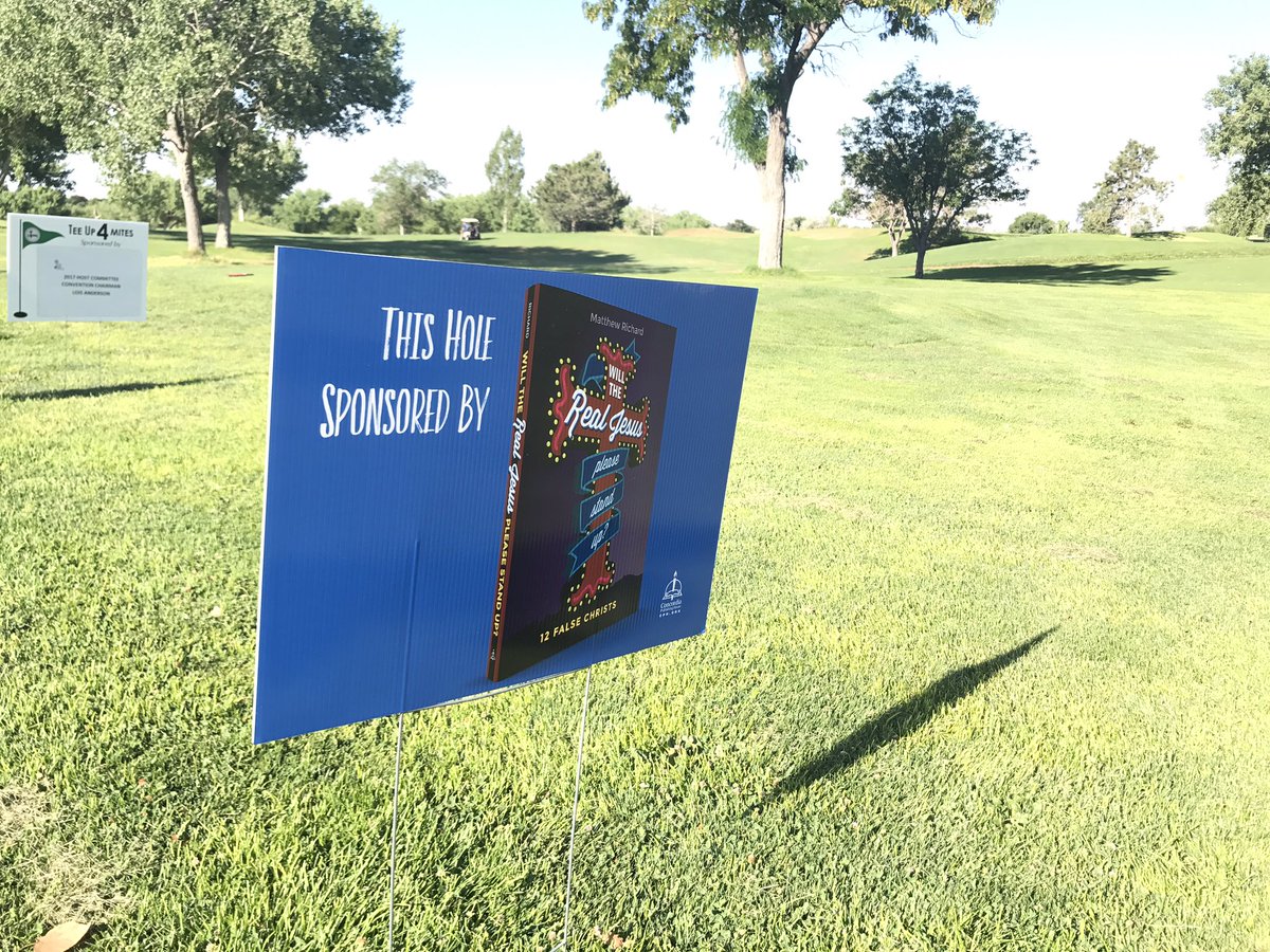 ConcordiaPub's tweet photo. Also spotted at #lwmlconvention Tee Up For Mites: #RealJesusStandUp @RevMattRichard https://t.co/HnX4hbAbum