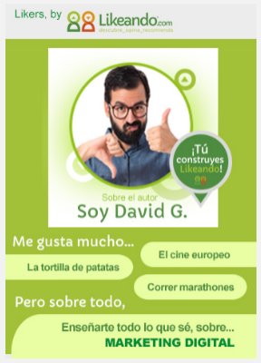 Tu_likeas's tweet photo. ¿Quieres escribir tus propios posts en el #Blog LKND...
y aparecer así de guap@ en tu ficha de "solo para #Likers"?
https://t.co/ROIH8DF8ZM https://t.co/i0ZRGZWaIh