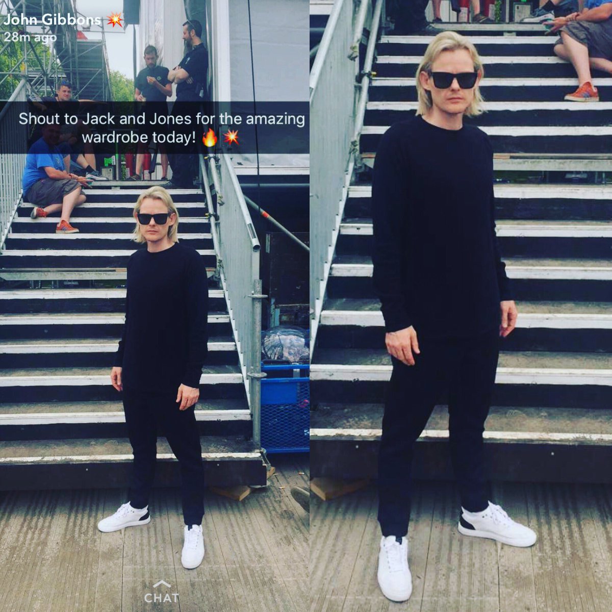 JackandJonesIRE's tweet photo. Shout out @djjohngibbons looking super street wearing his #jjcore look tonight supporting Justin Bieber #music #menswear #jackandjones https://t.co/nzHlbmQaOJ