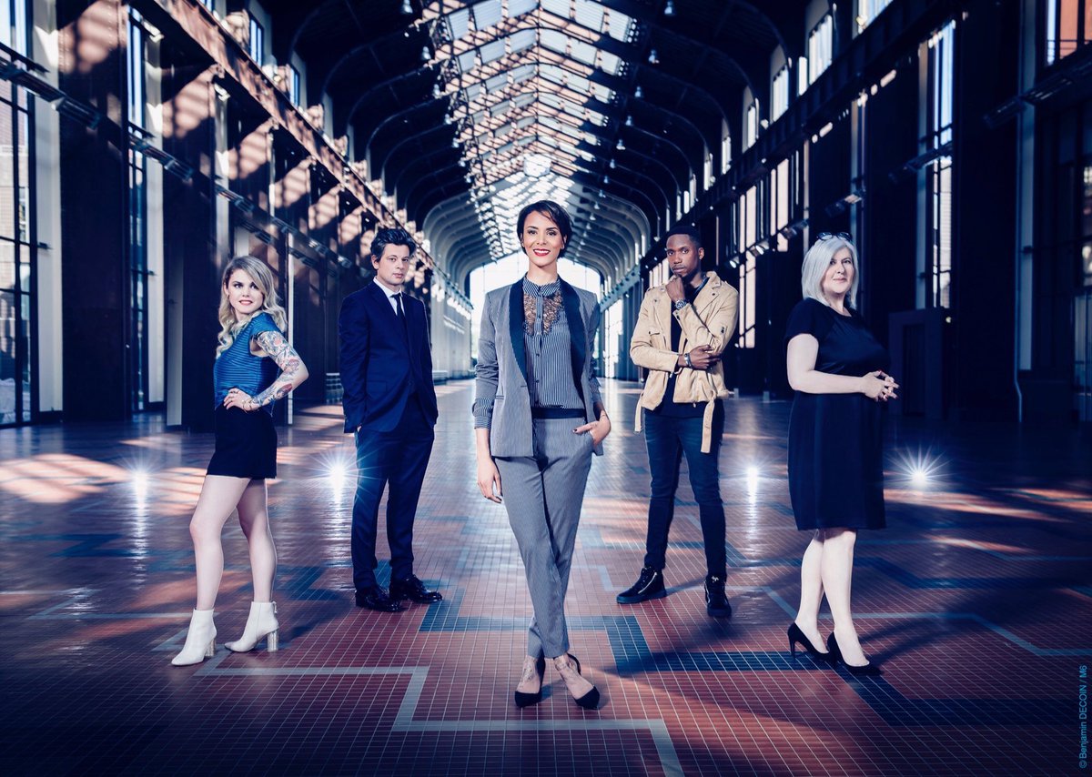 MaximeGueny's tweet photo. Voici la nouvelle équipe de #NouvelleStar, prochainement sur M6. @shymofficiel sera bien à la présentation. https://t.co/MweMHH6wml