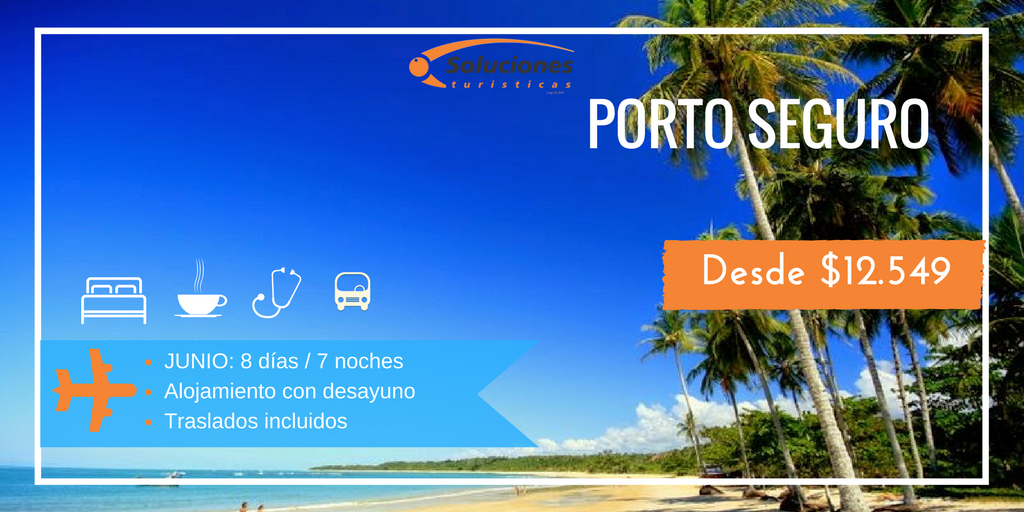 SolucionesTur's tweet photo. Increíble oferta a🌴☀️ #PortoSeguro ✈️✈️ Salidas desde 👉 $12.549.- Haznos tu consulta acá: https://t.co/sVwkb040CY https://t.co/5QBnv91z5E