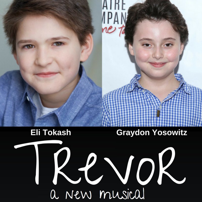 CESDTalent's tweet photo. Congrats to #CESDTalent Eli Tokash &amp; Graydon Yosowitz! Sharing the Title Role of "Trevor the Musical" by Dan Collins https://t.co/WOD93gjrUM https://t.co/N93H8pdKNI