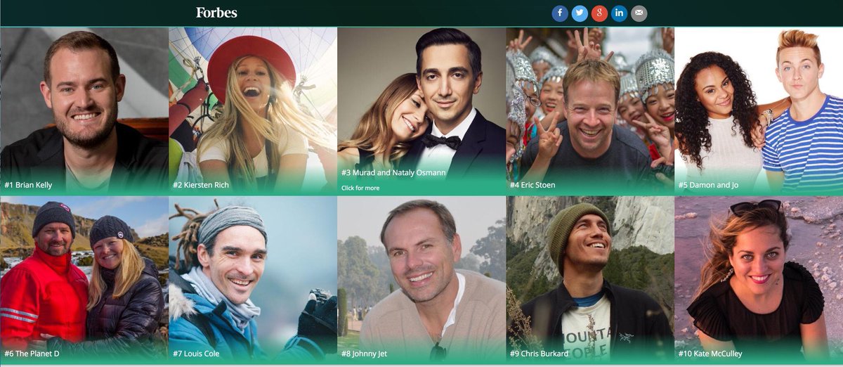 louiscole's tweet photo. So honoured to be included in @Forbes top travel influencers along side these other amazing individuals! https://t.co/E77EagoNYe https://t.co/2jhOQl86NA