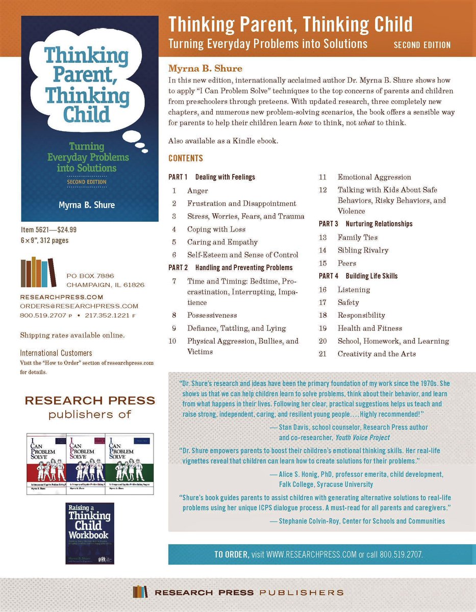 ThinkingParent_'s tweet photo. Thinking Parent, Thinking Child gives you tools to help your kids better able to handle life's frustrations and disappointments. #parenting https://t.co/Tdnz8Y7uCu