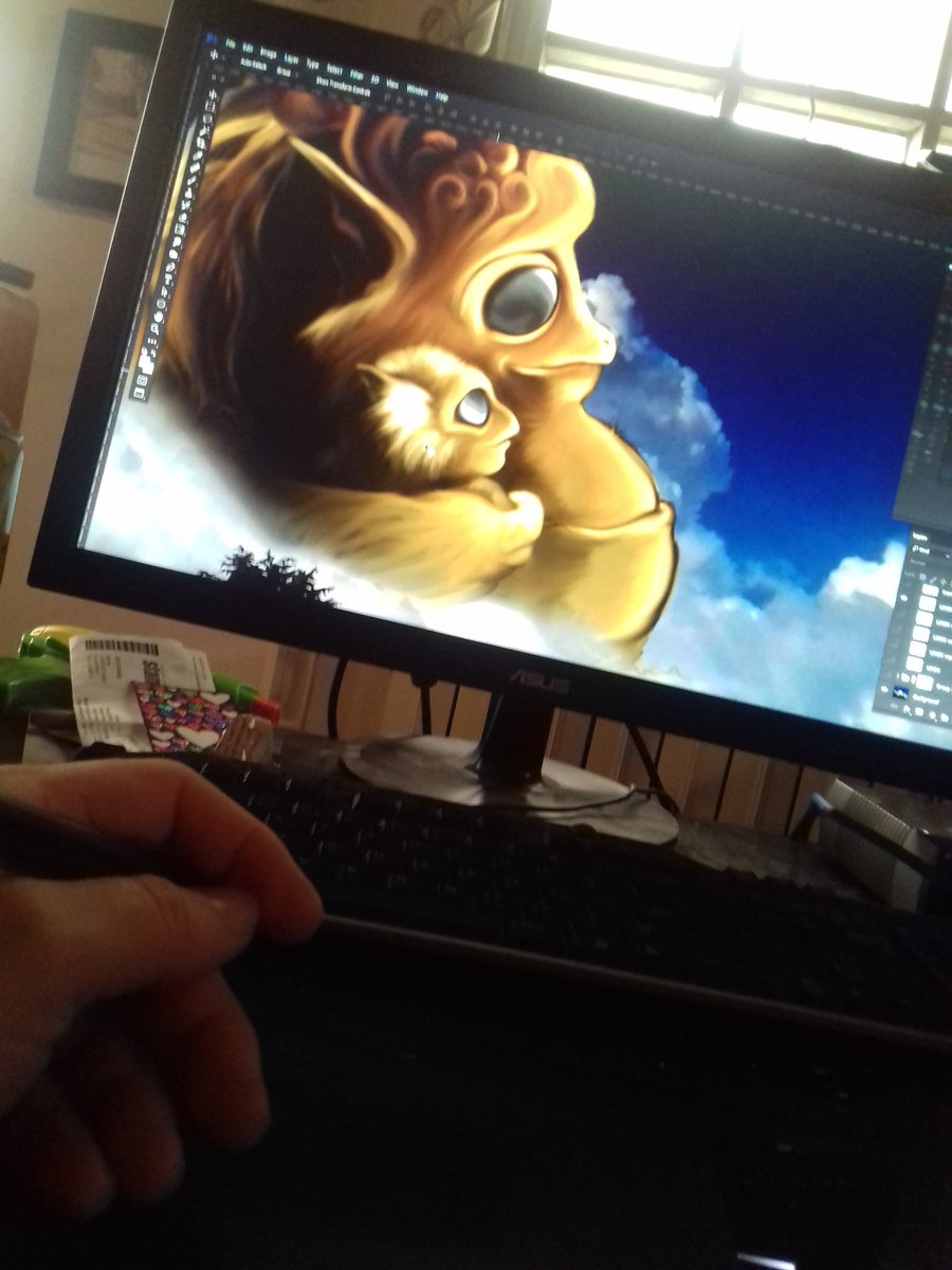 BillSchiffbauer's tweet photo. Working on #CloudCreatures for my next #SpeedPainting #YouTubeVideo and #monsterArtChallenge series. Yay!
#ILoveArt
#DigitalArtExhibition https://t.co/MQ6MXIMxKU