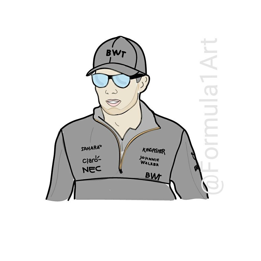 formula1_art's tweet photo. Here is my drawing of @OconEsteban  !! I hope you like it 😊

@ForceIndiaF1  
#f1 https://t.co/7rcoJJbEKg