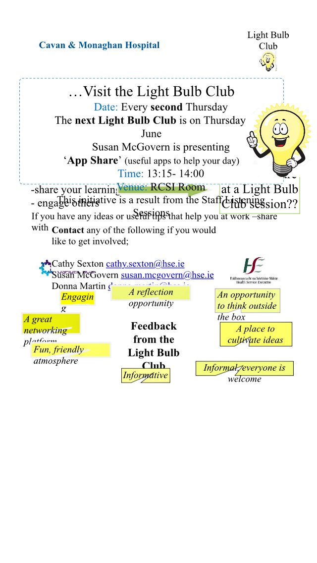 sligosusie's tweet photo. Looking forward to #appshare tomorrow #engagingstaff #lightbulbclub 💡#ideas @RoisinMeDaly@donna_martin1 @cathysexton121 @MaryGSweeney https://t.co/JF4Jaq2XGg