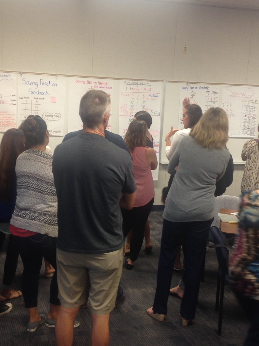 lashawneee's tweet photo. Math on Wednesday. Who knew a pic could go viral in 21 hours. WOW!!!#wsvmisummer2017 #svmimac #rusdmath #rusdlearns https://t.co/M2jmW3IZWJ