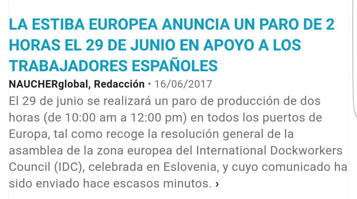 pascualsergio's tweet photo. Imprescindible hilo de @estibaverdader explicando el minuto y resultado del conflicto de la estiba https://t.co/HmdCdsxDt8 https://t.co/O7YCOE3OZU