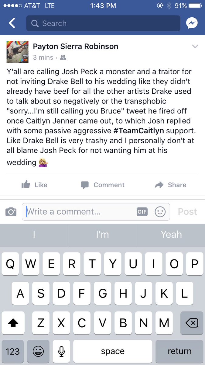 SierraEsoterica's tweet photo. Sorry but I'm #TeamJosh https://t.co/UfQi39QbVK