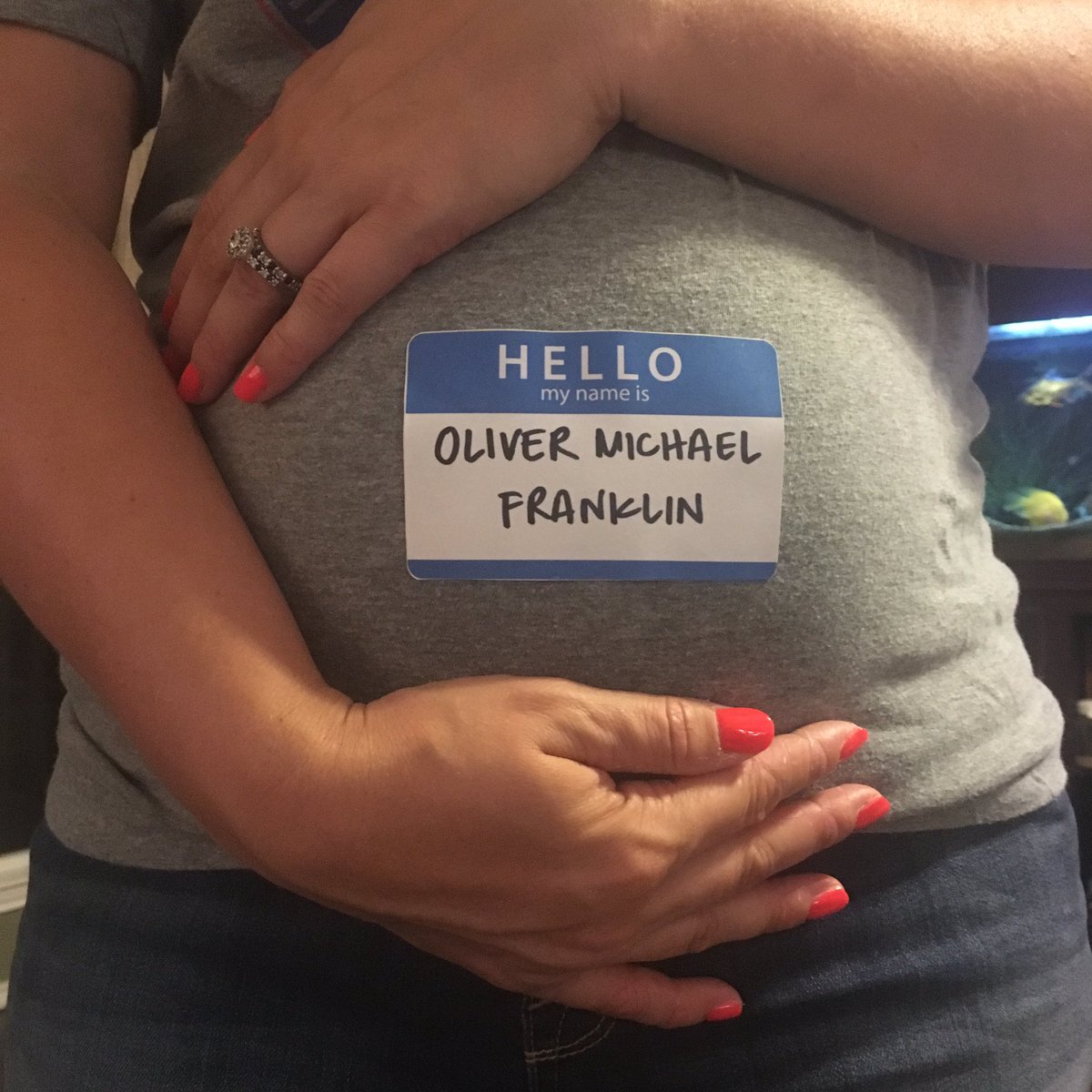amykhankins's tweet photo. Just 4 more months till I'm an Aunt! :-) https://t.co/b9k7CY8tL8