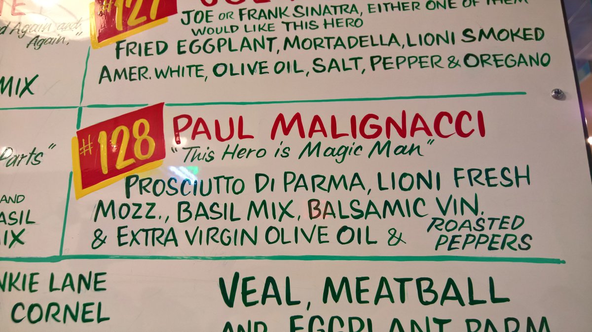 Robohunt7's tweet photo. @PaulMalignaggi Just went to Lioni in downtown BK for lunch. Got the sandwich named after you. Not bad! https://t.co/Cj2HSd7vQb