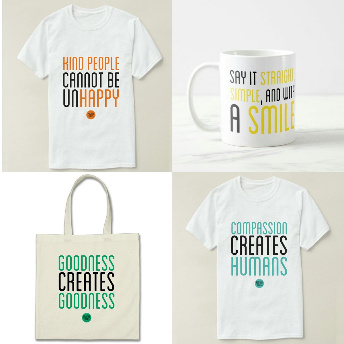 PositiveSoup's tweet photo. Get cool, colorful &amp; positive products promoting mindfulness, kindness &amp; compassion at https://t.co/2HAOgJkMli 💛💙💜💚 https://t.co/9vpvskcXCF