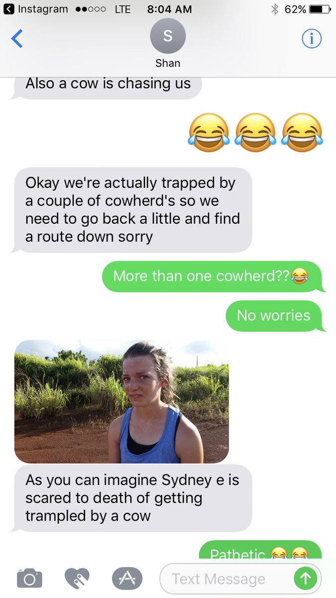 Texts I get from my mom on her run